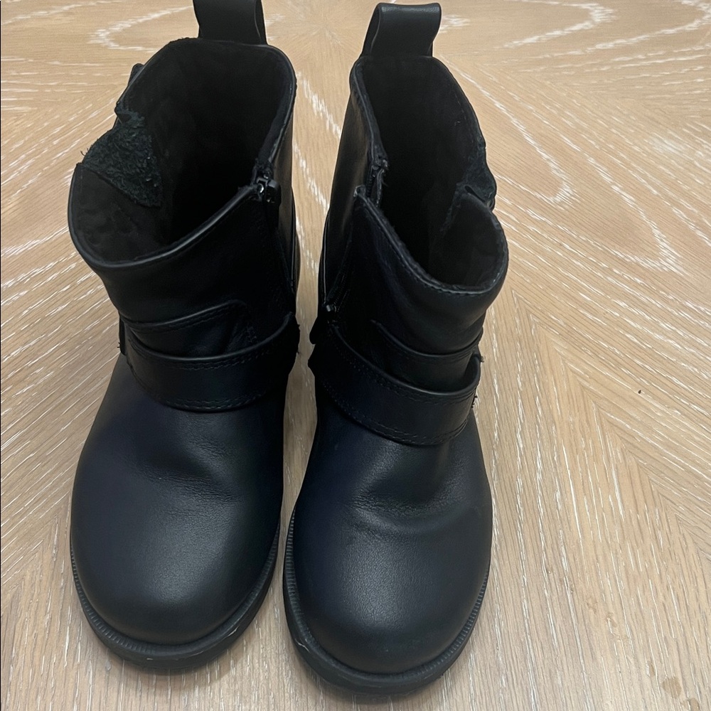 Leather Biker Kids Boots